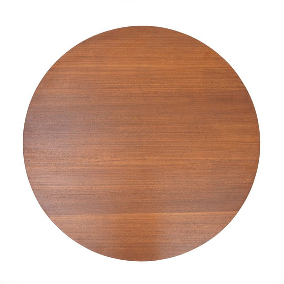 Image 1 of Tavolo con piano rotondo e gamba centrale, anni '50