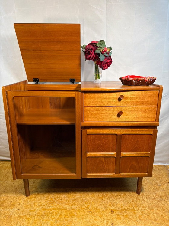 Prachtige Vintage Nathan Teak Muziekmeubel | Circa 1960 | Mid-Century Design – Dressoirs, Wood (photo 2 of 9)