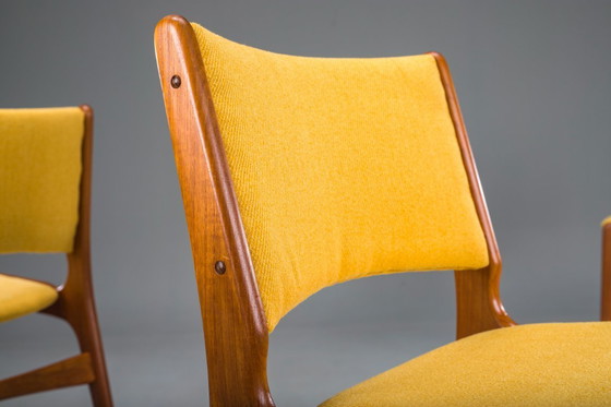 Image 1 of Mid Century Modell 89 Esszimmerstühle, Erik Buch zugeschrieben, Satz von 4