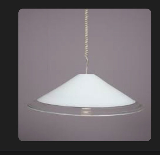 Image 1 of Lámpara de mesa de comedor de diseño italiano soplada a mano