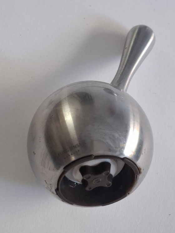 Image 1 of Salt and pepper set. 'Twist' Georg Jensen.