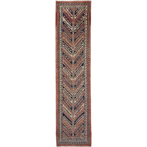 Hand-knotted Persian carpet Lori carpet 362x80