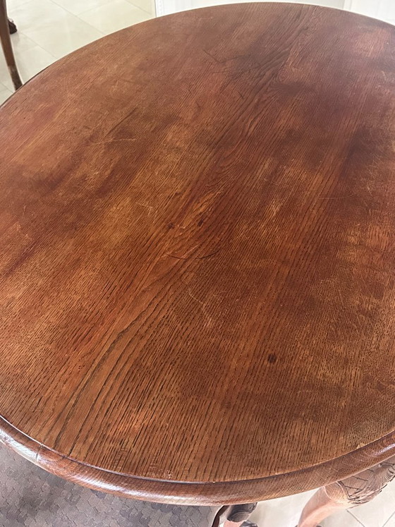 Image 1 of Chippendale round table