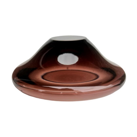 Image 1 of Posacenere, ciotola decorativa disegnata da M. Klinger, vetro Železný Brod, Cecoslovacchia anni '60.