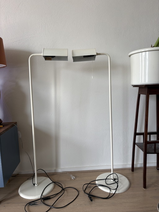 2 Lampen Abo Randers E808 – vloerlampen, Metal