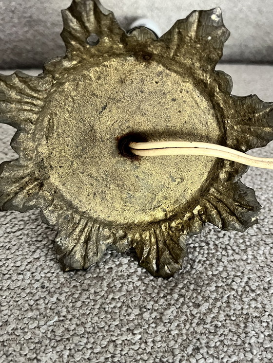 Image 1 of Antieke Capodimonte tafellampje (niet getest)