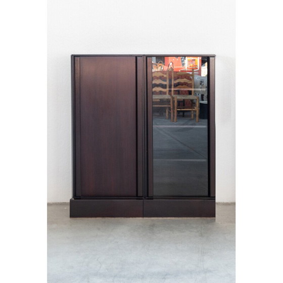 Image 1 of Vintage Ibisco display cabinet in rosewood, Italy 1970