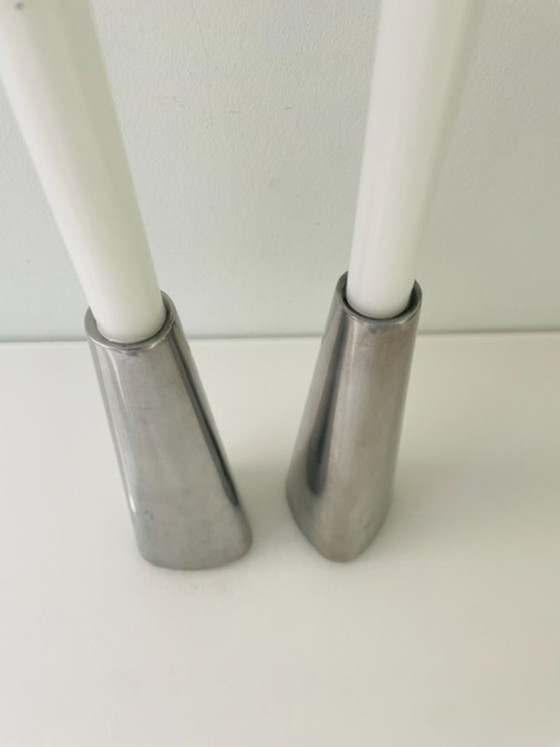 Image 1 of IKEA RENOS kandelaars Ehlén Johansson vintage design set