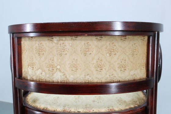 Image 1 of Beukenhouten bank en stoel