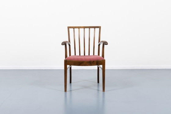 Image 1 of Sillón danés moderno de Frits Henningsen, década de 1950.
