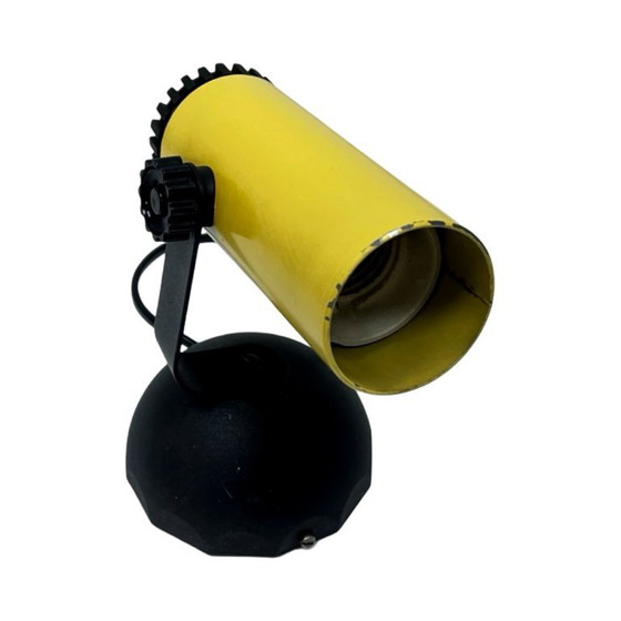 Image 1 of Lampe jaune, applique murale POLAM PIŁA Type 12, Pologne années 1970.