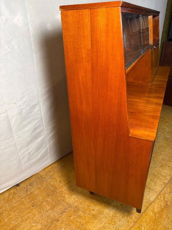 Image 1 of Mid Century Retro Teak Sideboard / Highboard by Jentique Circa 1960  A fantastic mid century modern teak sideboard / highboard b