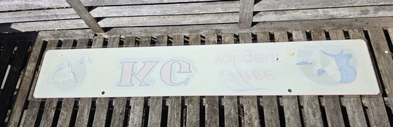 Image 1 of Reclamebord Glas Koffiemerk