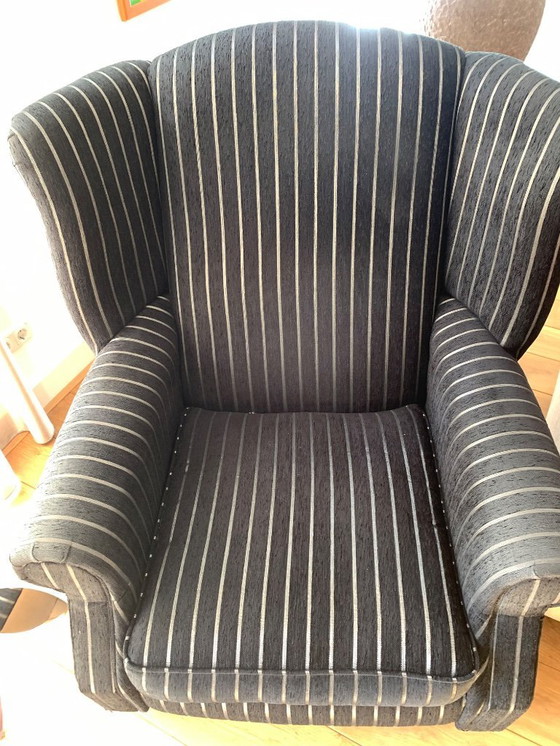 Image 1 of Original Gelderland sofa with armchair and glass table