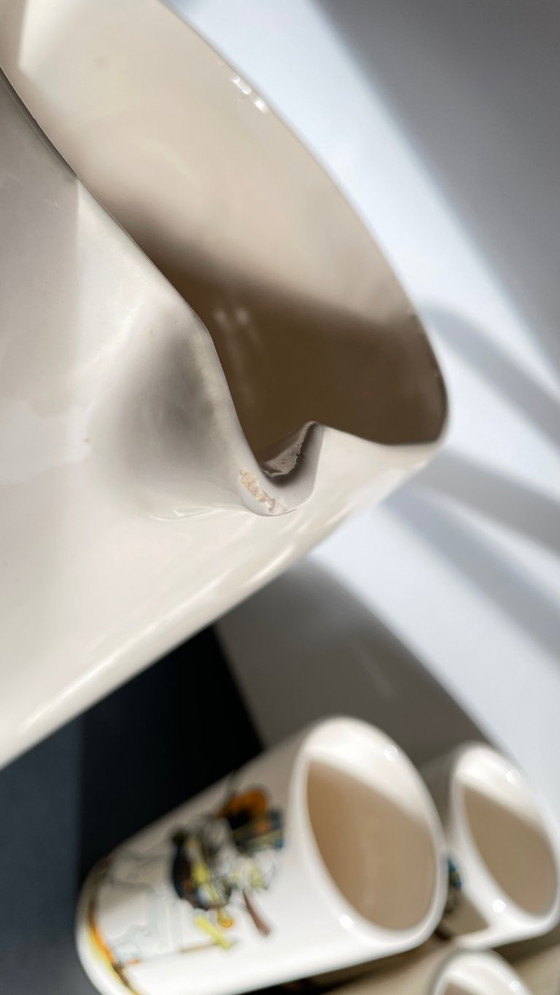 Image 1 of Set da aranciata vintage in ceramica