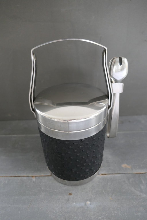 Vintage Eiskübel Schulte-Ufer SUS Edelstahl