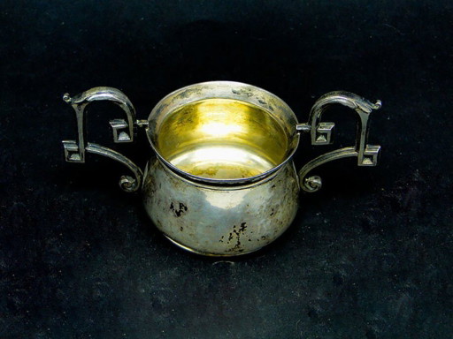 Biedermeier-Zuckerdose aus Silber, Österreich, 19. Jahrhundert – tafelaccessoires, Silver (photo 2 of 13)