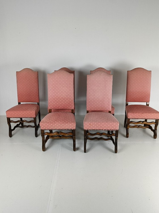 Image 1 of Sedie da pranzo Os De Mouton in faggio (set di 4)