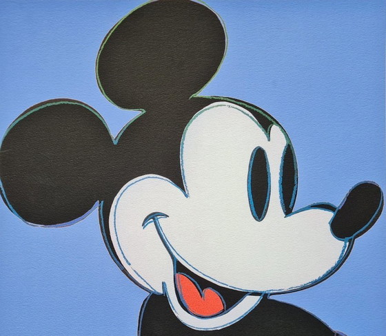 Image 1 of D'après Andy Warhol, Mickey Mouse, années 1980, lithographie