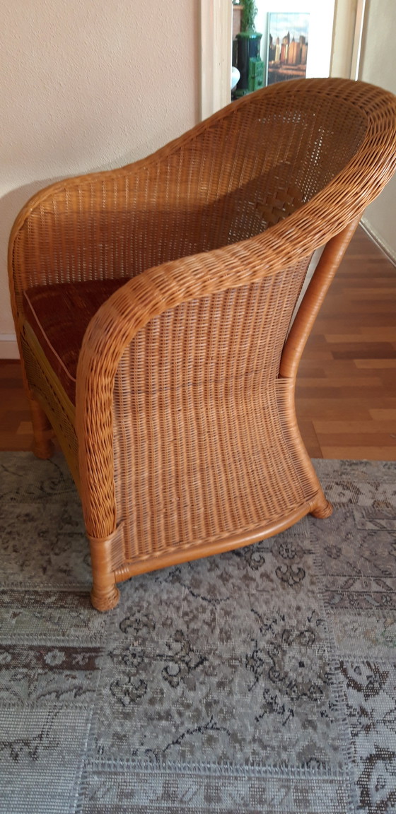 Image 1 of Rattan Bambou Armchair