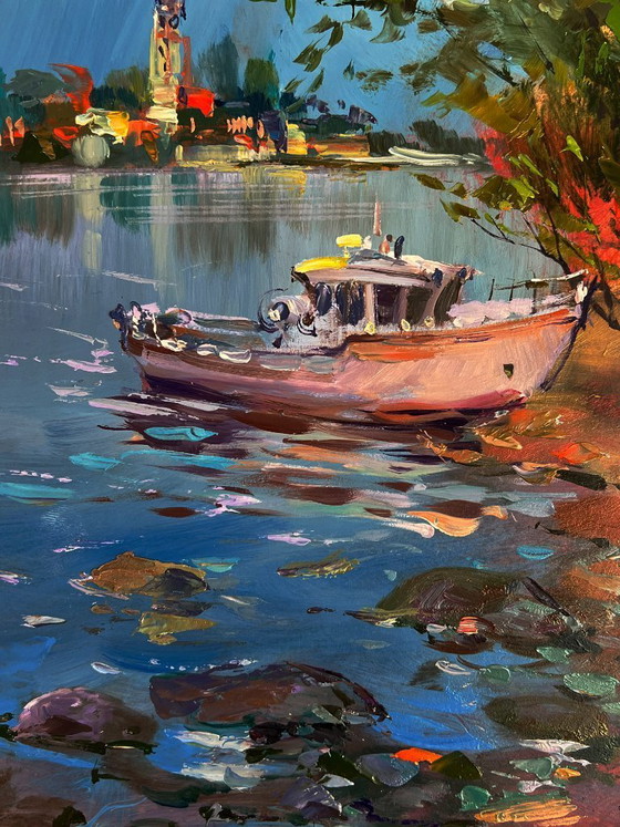 Image 1 of Un bateau près du rivage