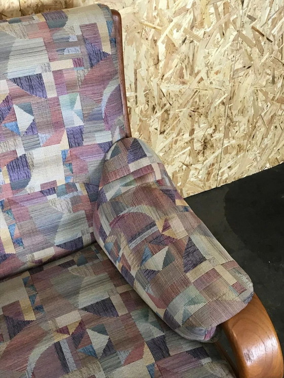 Image 1 of 2x Fauteuil en teck des années 60 70 Easy Chair Olsen & Laursen Danish Design Denmark