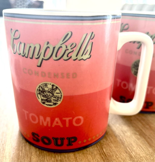 Andy Warhol,Rosenthal mokken, 2 cambell’s)