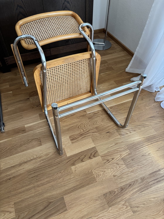 Image 1 of Set di sedie italiane di design Cesca (modello B32 / S64)