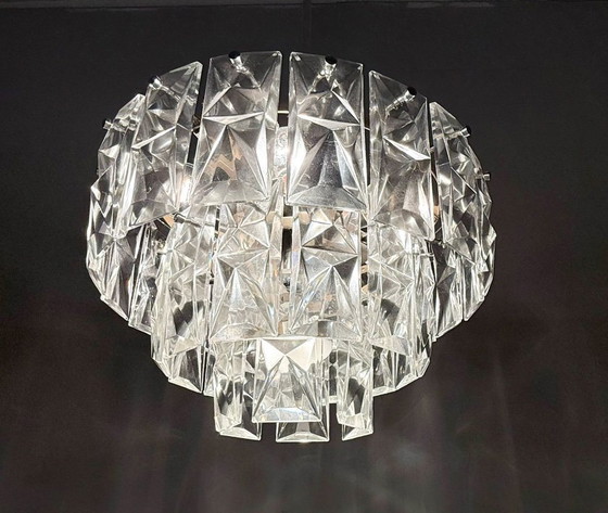 Image 1 of Mid Century Lustre/plafonnier de Kinkeldey, Allemagne, années 1970
