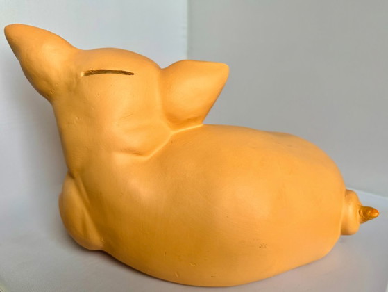 Grande Salvadanaio in Ceramica – Oggetti decorativi (photo 4 of 9)
