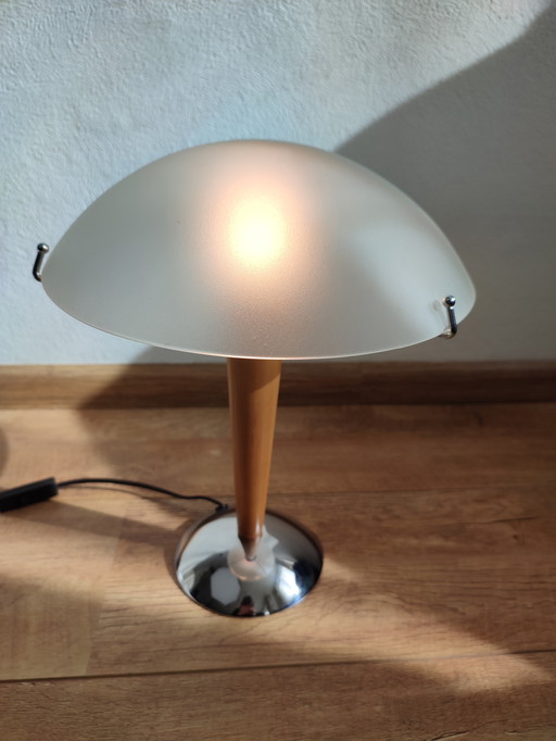 Iconische Vintage Ikea Kvintol Lebber tafellamp mushroom '80 Eighties