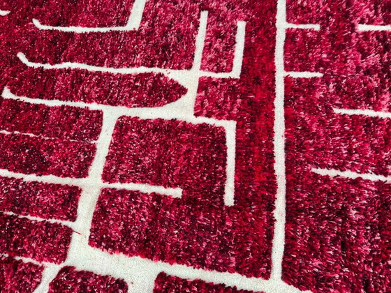 Alfombra Beni Ourain de 300 × 200 cm – Alfombra marroquí de lana hecha a mano con diseño geométrico en color (photo 4 of 6)
