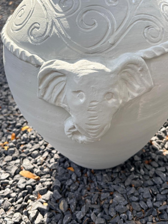 Vaso per piante in terracotta grigio chiaro – Vasi per piante, Ceramic (photo 5 of 6)