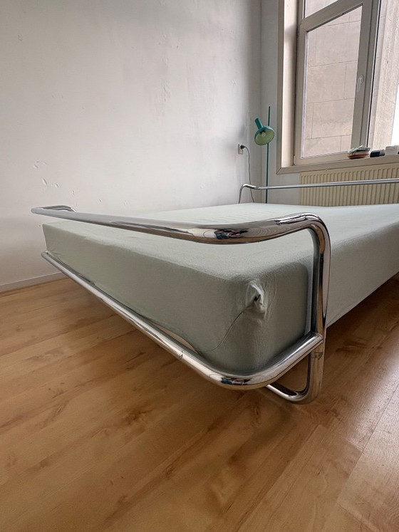 Lit KROMVIK chromé – Ikea, Lits 2 places, Chrome (photo 5 of 7)
