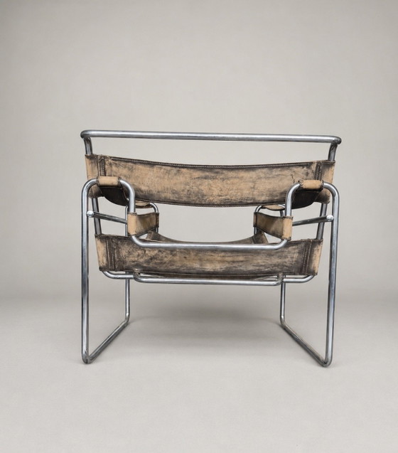 Image 1 of Vintage Wassily Chair B3 – Marcel Breuer, Bononia, c60s