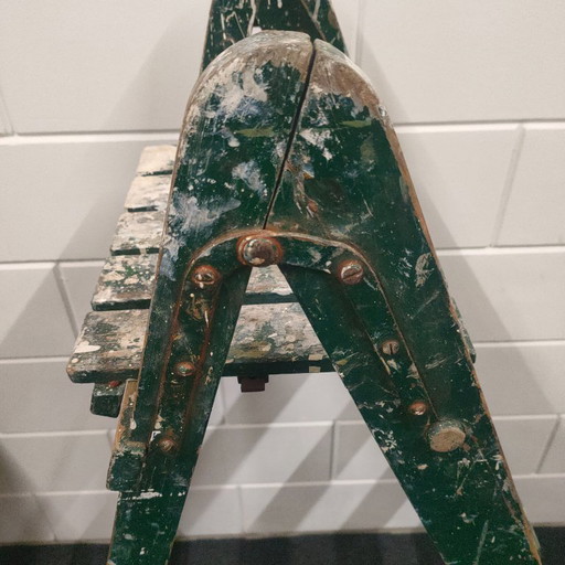 Decorative vintage painter's ladder