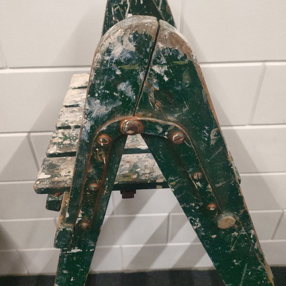 Image 1 of Decoratieve vintage schildersladder 
