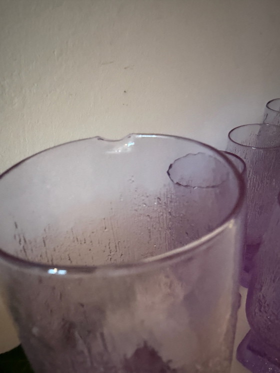Bicchieri vintage in vetro alessandrite per barware italiano – Bicchieri e caraffe (photo 4 of 8)