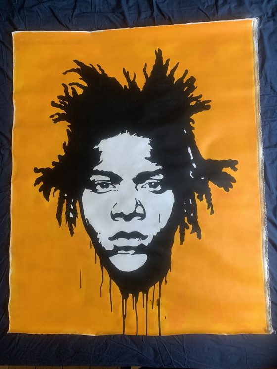 Image 1 of Lacriss – Il Re Incoronato – Acrylique sur toile – 114 × 90 cm – Signée