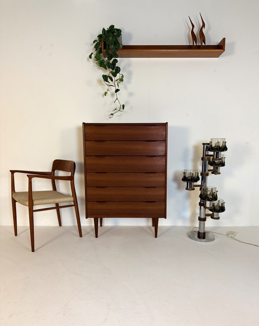 Vintage vloerlamp, Oberglas Austria ‘80