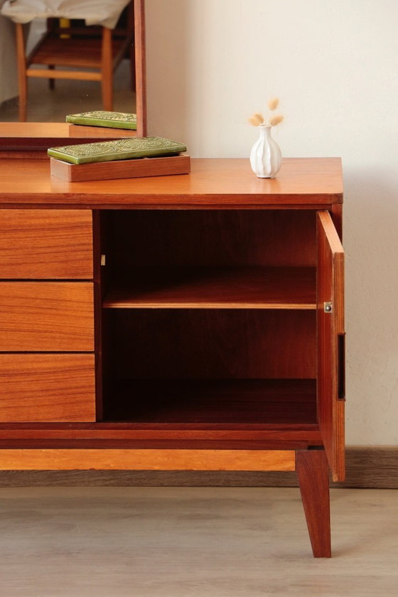 Image 1 of Restored Vintage Teak Dressing Table from the 1960s