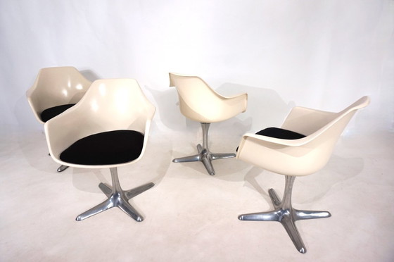Image 1 of Set of four Arkana 116 dining chairs by Maurice Burke, 1960