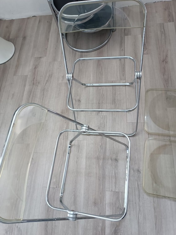 Image 1 of Page 1 of 21 Plia Chairs by Giancarlo Piretti for Anonima Castelli 1967 Original Ed