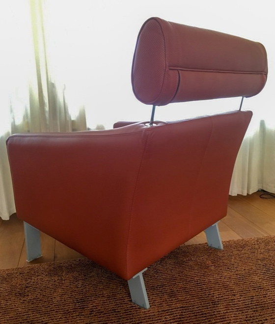 Image 1 of Set van 2 Leolux Patachou leren fauteuils. Kleur: oxyde