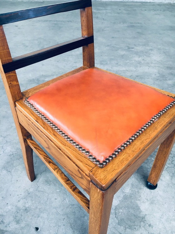 Image 1 of Art-déco-Stuhlset im Stil der Moderne, Belgien, 1930er Jahre