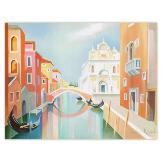 Image 1 of Janick LEDERLE Souvenir de Venise II Signierte Lithographie 1990