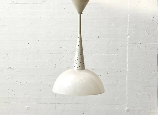 Hanglamp van Mathieu Matégot voor Holophane, Frankrijk, begin jaren 50.