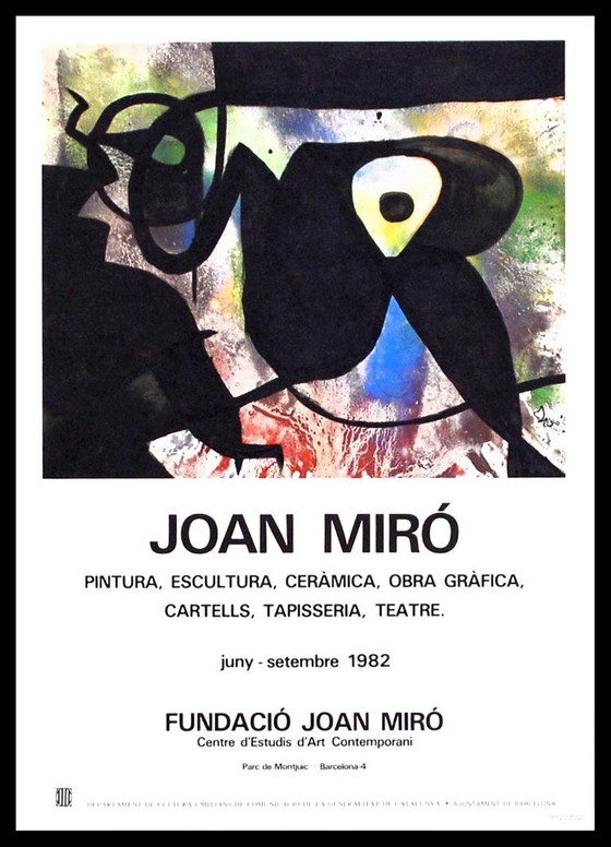 Image 1 of Miró, Joan - Fundació Joan Miró - Barcellona, ​​​​1982 - Stampa d'arte