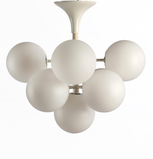 Max Bill pour Temde Chandelier 1970's