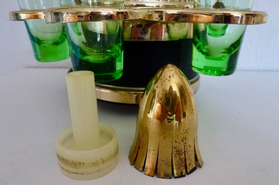 Image 1 of Giostra musicale con 6 bicchieri, con manico (bottiglia per decorazione).